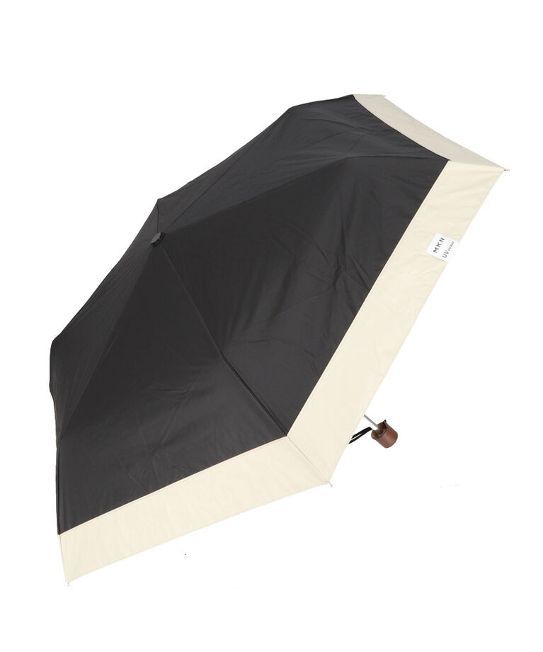 BACKYARD FAMILY「折りたたみ傘 レディース 通販 折り畳み傘 50cm 晴雨兼用 かさ カサ 雨傘 日傘 晴雨兼用傘」|傘|ブラック1