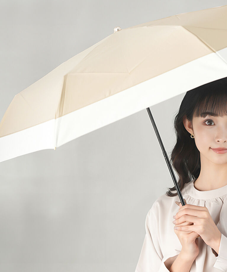 BACKYARD FAMILY「KIZAWA 日傘 UVカット 100 通販 折りたたみ傘 形状安定 折り畳み傘 折りたたみ日傘」|傘|