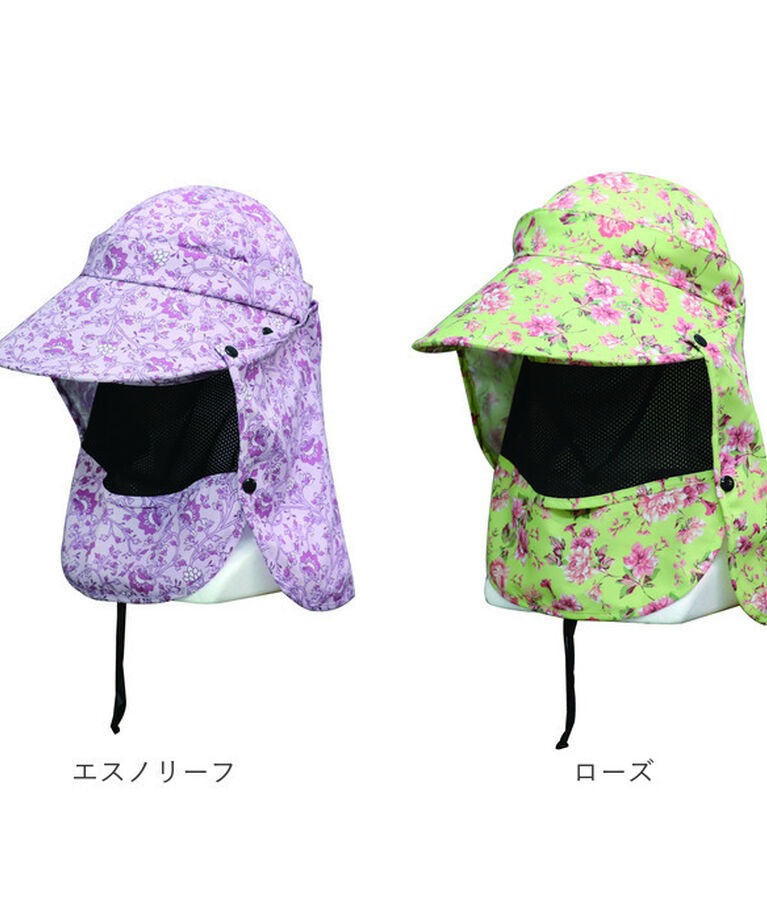 BACKYARD FAMILY「UVカット 帽子 レディース 日よけ 首の後ろ 通販 つば広帽子 折りたたみ帽子 撥水 つば 長い」|ハット|