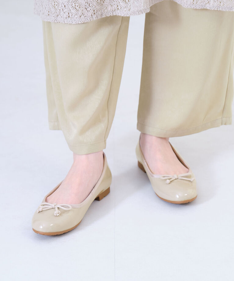 ORiental TRaffic「【防水】フラットヒールバレエレインパンプス/R-1015 レインシューズ レインパンプス」|パンプス|BEIGE