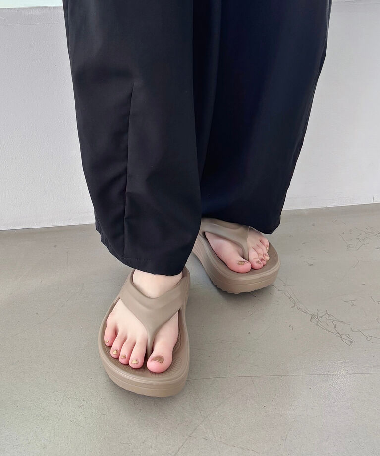 ORiental TRaffic「【リカバリーサンダル】●2025SS●厚底EVAトングサンダル/OT3226 厚底 トングサンダル」|サンダル|
