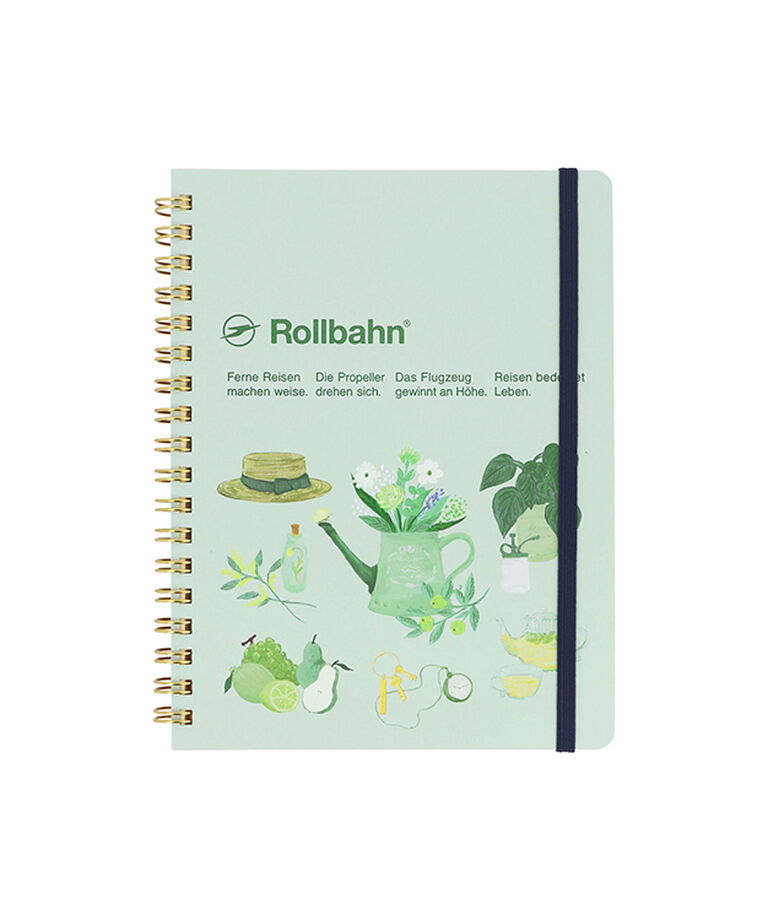 Rollbahn「フェイブ ロルバーン ポケット付メモ L」|ステーショナリー|ライトグリーン
