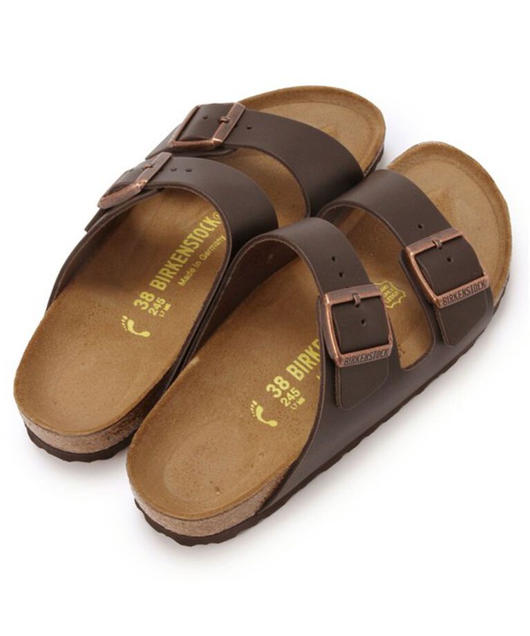 BIRKENSTOCK「【ビルケンシュトック】アリゾナ/ダークブラウン ナチュラルレザー/サンダル メンズ レディース」|サンダル|