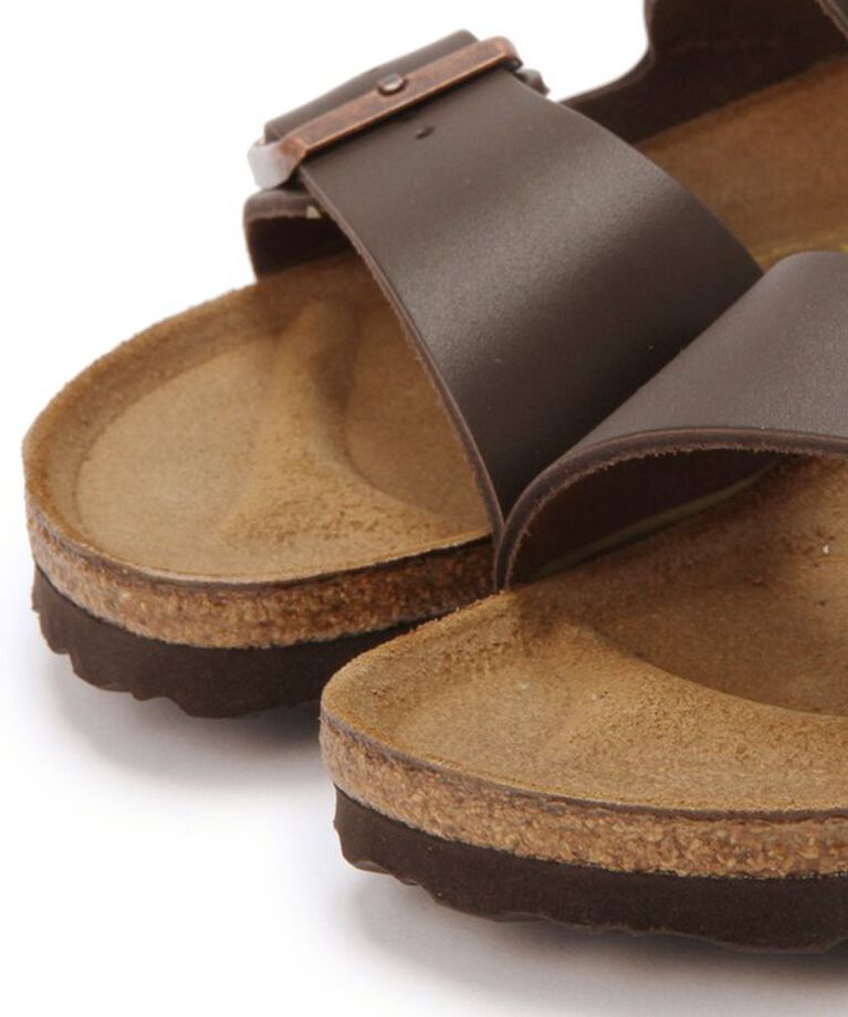 BIRKENSTOCK「【ビルケンシュトック】アリゾナ/ダークブラウン ナチュラルレザー/サンダル メンズ レディース」|サンダル|
