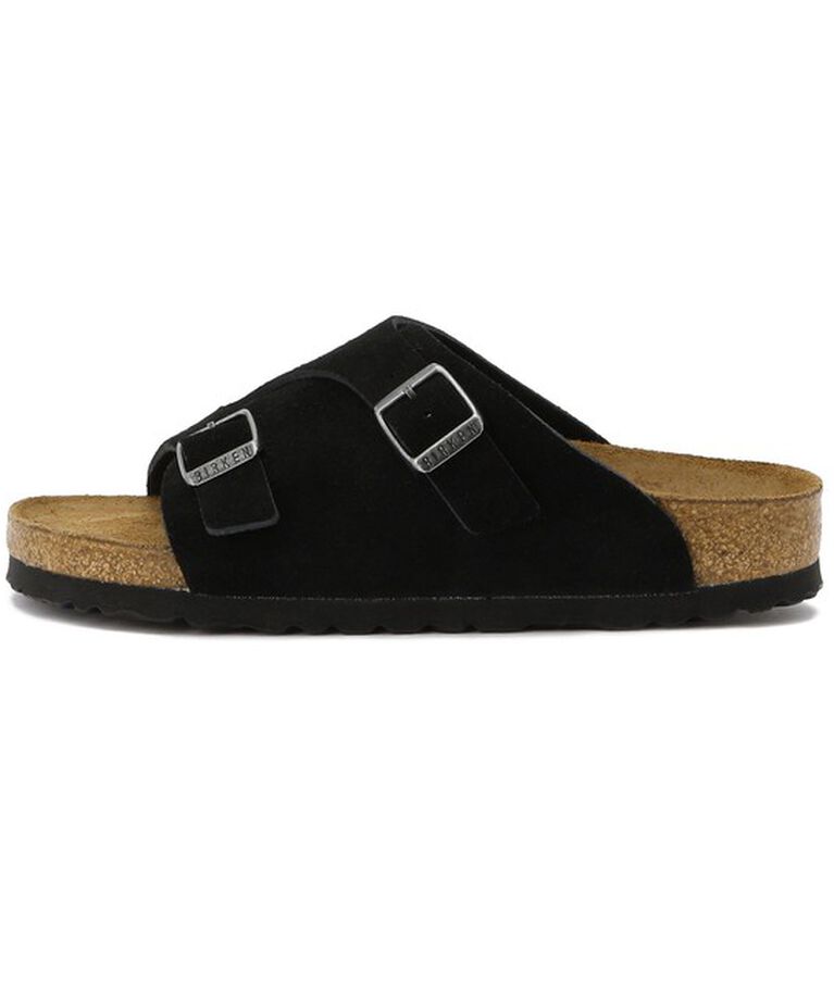 BIRKENSTOCK「【ビルケンシュトック】チューリッヒ ソフトフットベッド/ブラック/サンダル メンズ レディース」|サンダル|