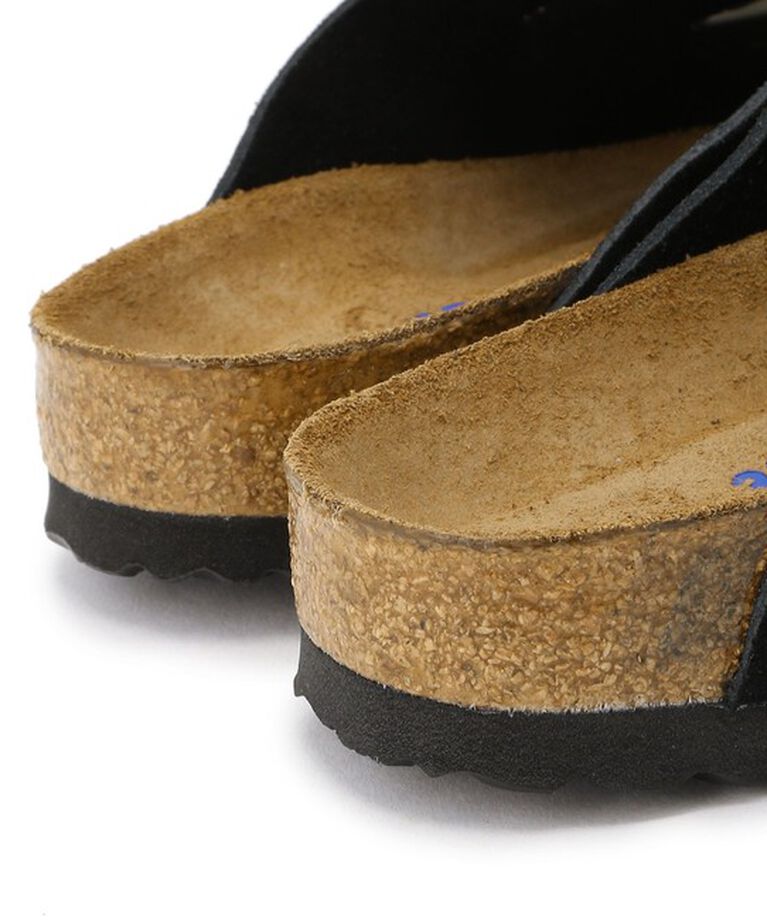 BIRKENSTOCK「【ビルケンシュトック】チューリッヒ ソフトフットベッド/ブラック/サンダル メンズ レディース」|サンダル|