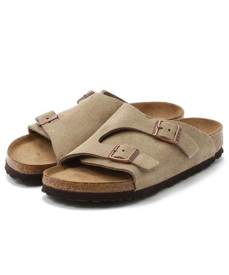 BIRKENSTOCK「【ビルケンシュトック】チューリッヒ ソフトフットベッド/トープ/サンダル メンズ レディース」|サンダル|
