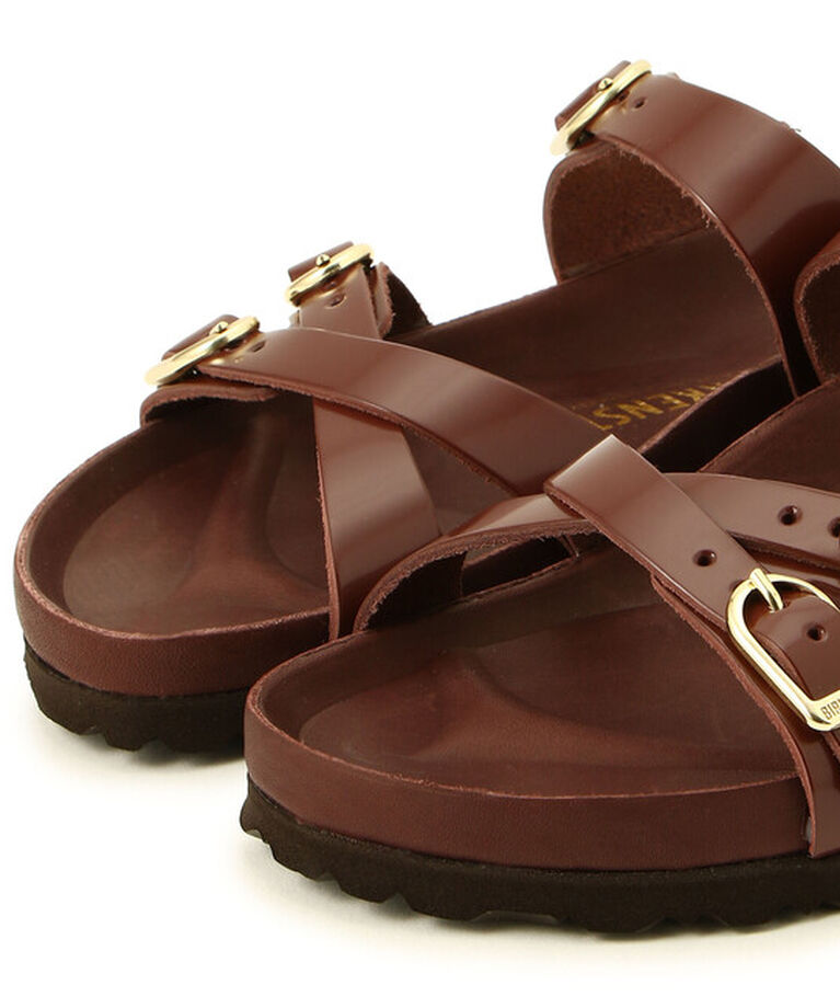 BIRKENSTOCK「【ビルケンシュトック】フランカ エクスクィジット/パテントチョコ/サンダル レディース」|サンダル|