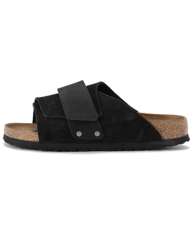 BIRKENSTOCK「【ビルケンシュトック】キョウト/ブラック スエードレザー ヌバックレザー/サンダル レディース」|サンダル|