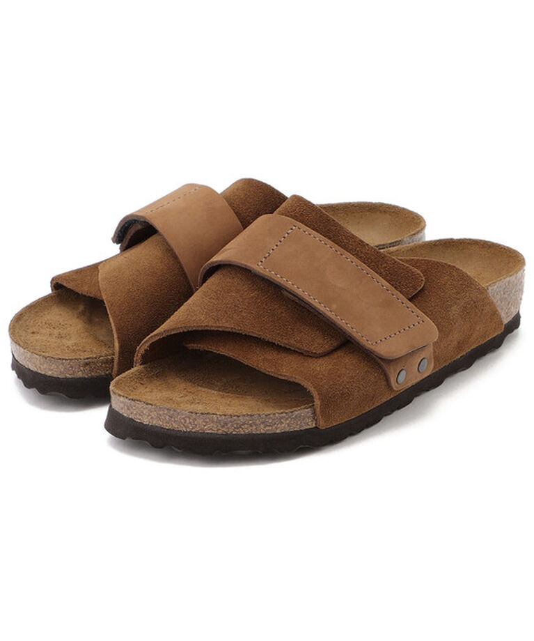 BIRKENSTOCK「【ビルケンシュトック】キョウト/ミンク スエードレザー ヌバックレザー/サンダル レディース」|サンダル|ミンク