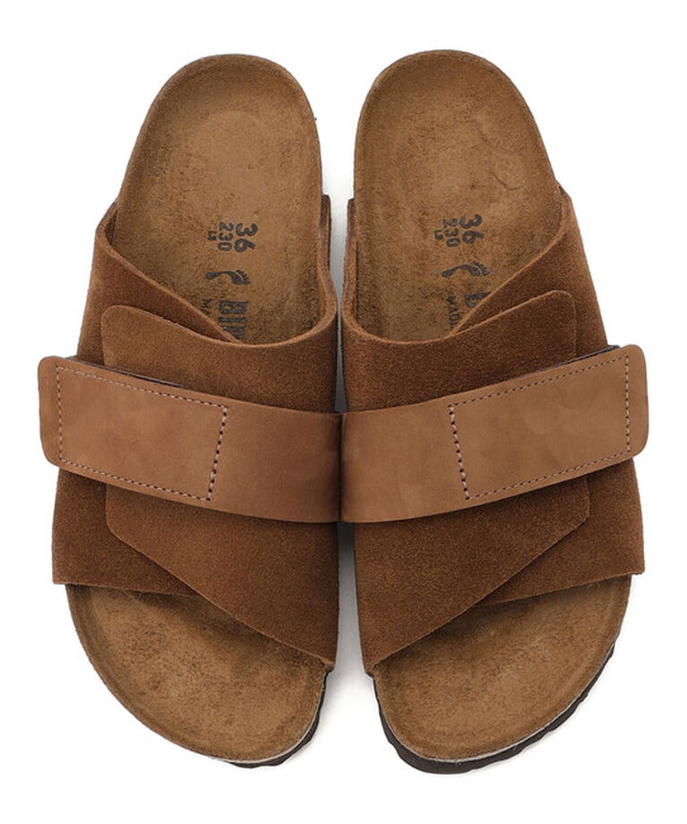 BIRKENSTOCK「【ビルケンシュトック】キョウト/ミンク スエードレザー ヌバックレザー/サンダル レディース」|サンダル|
