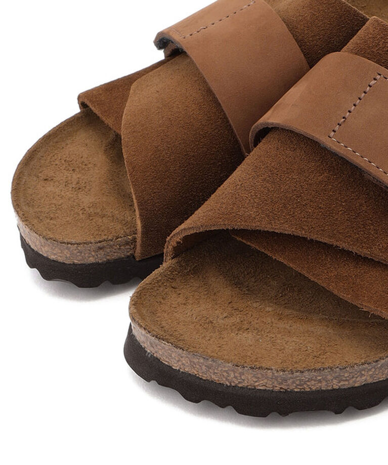 BIRKENSTOCK「【ビルケンシュトック】キョウト/ミンク スエードレザー ヌバックレザー/サンダル レディース」|サンダル|