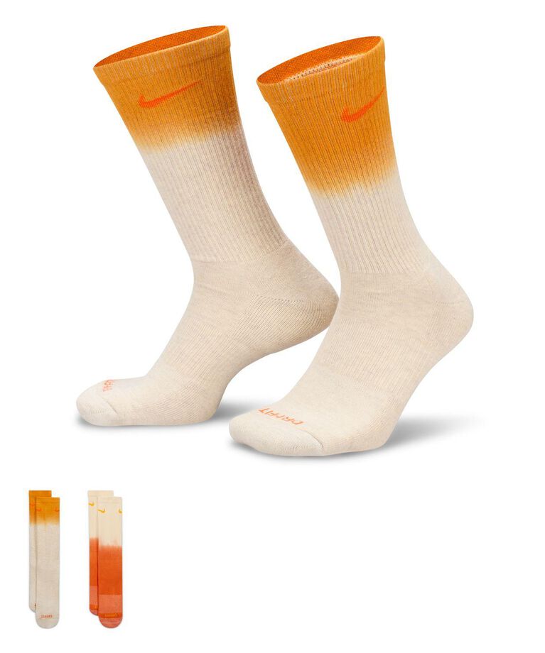 NIKE「【NIKE ｳｪｱ】U 2P DIPDYE SOCKS」|ソックス|ホワイト