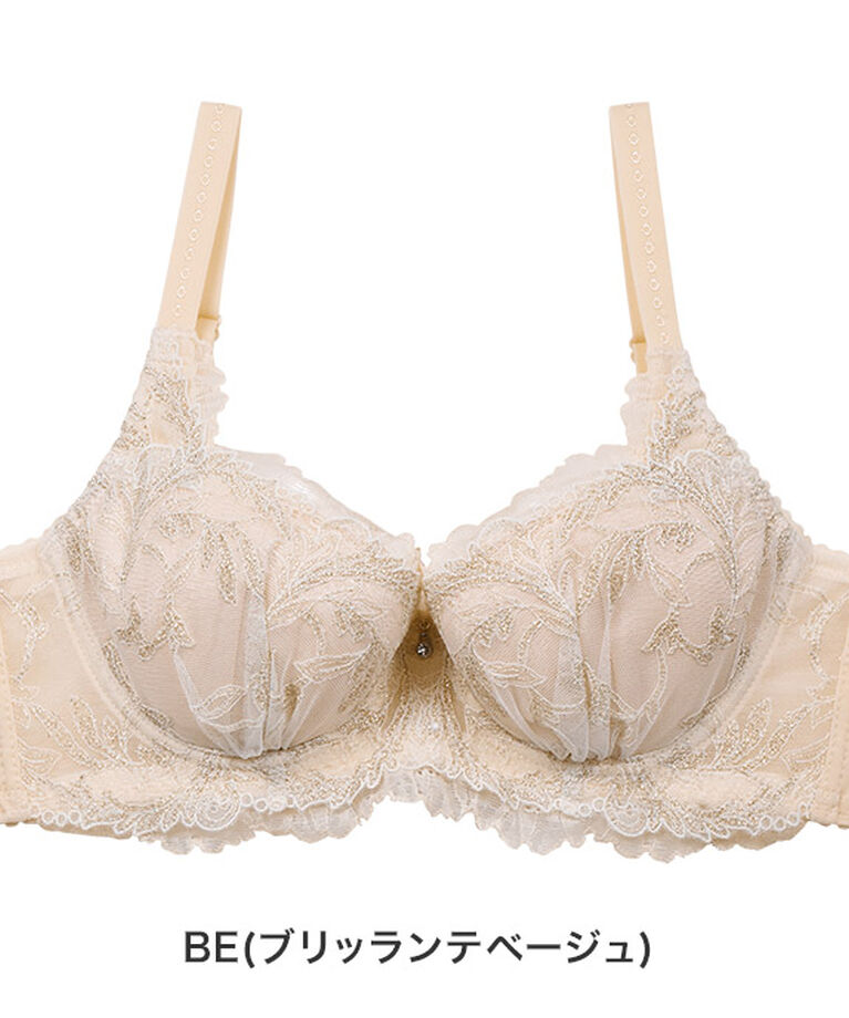 intesucre「アンテシュクレ intesucre 脇高ブラ Premium ブラジャー単品 B-D/65-75 IBT339」|インナー|