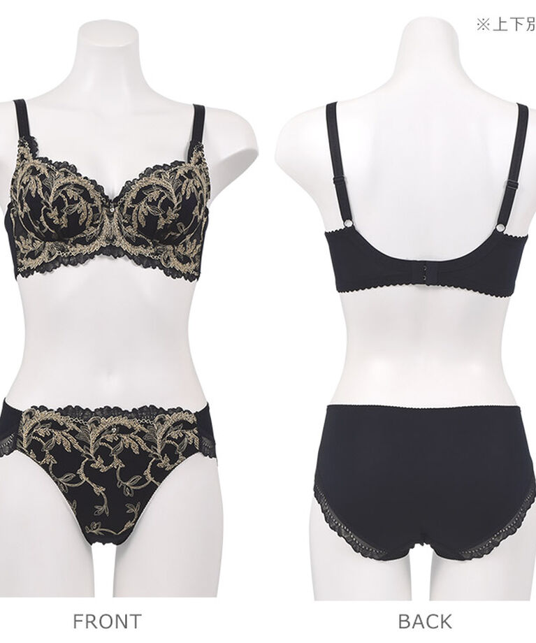 intesucre「アンテシュクレ intesucre 脇高ブラ Premium ブラジャー単品 B-D/65-75 IBT339」|インナー|