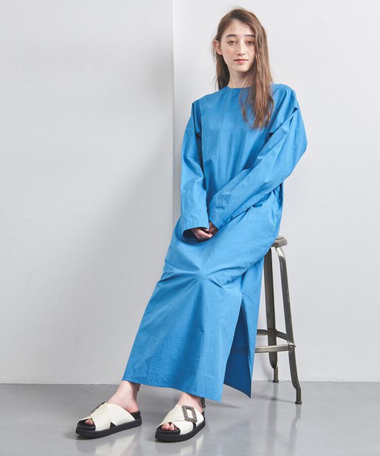 UNITED ARROWS「サテン ビジュー クロス サンダル」|サンダル|