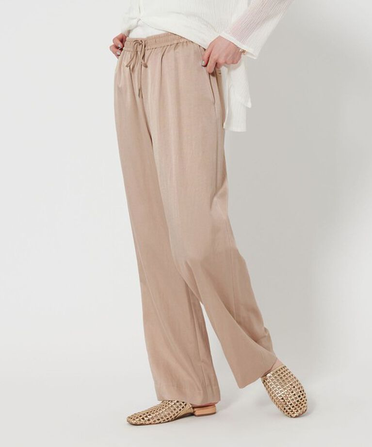 BEAUTY&YOUTH UNITED ARROWS「サテンドロースト ワイド パンツ 2」|チノ|
