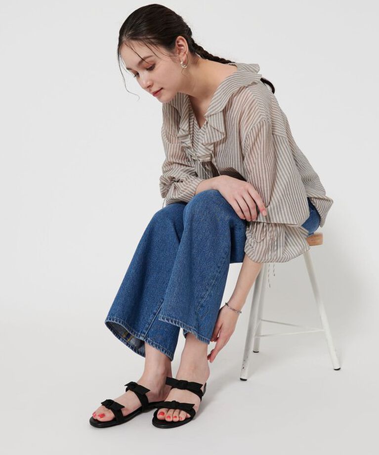 BEAUTY&YOUTH UNITED ARROWS「ダブル リボン サンダル」|サンダル|