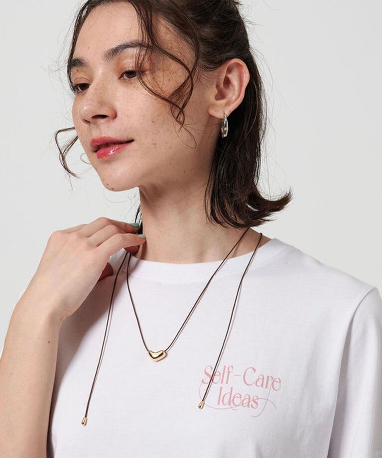 BEAUTY&YOUTH UNITED ARROWS「ユニークハート コードスライダーネックレス」|ネックレス|