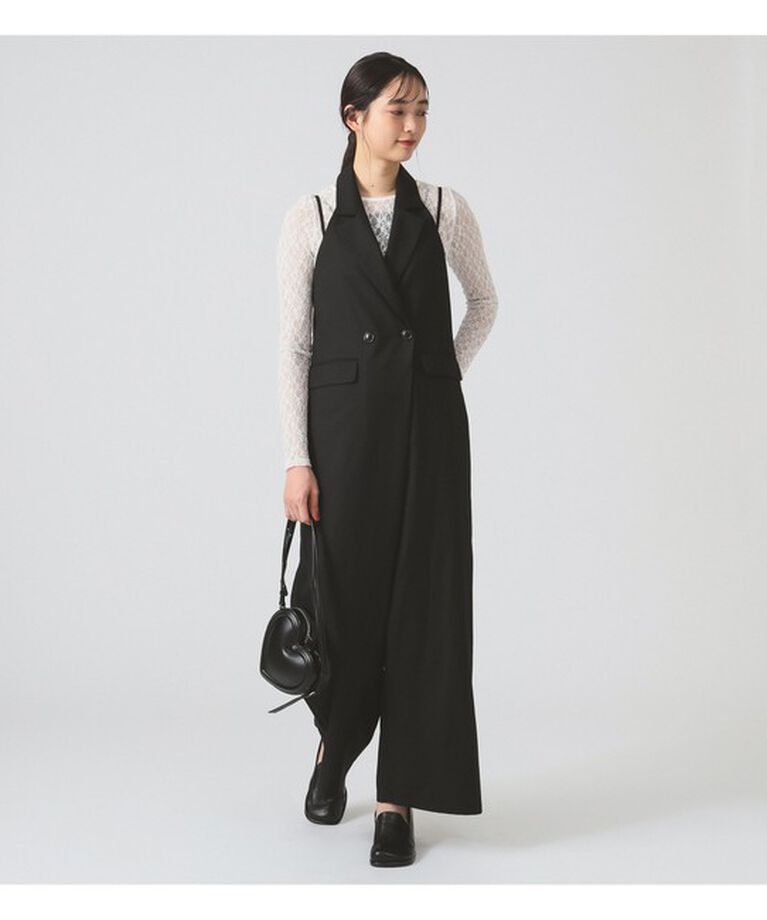 Ray BEAMS 「ストレッチレース クルーネック Tシャツ」|Tシャツ・カットソー|
