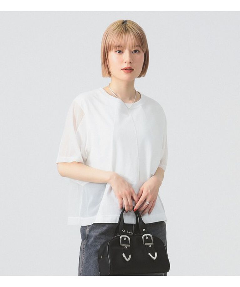 Ray BEAMS 「シアー キリカエ Tシャツ」|Tシャツ・カットソー|