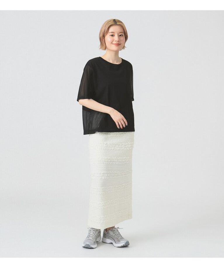 Ray BEAMS 「シアー キリカエ Tシャツ」|Tシャツ・カットソー|