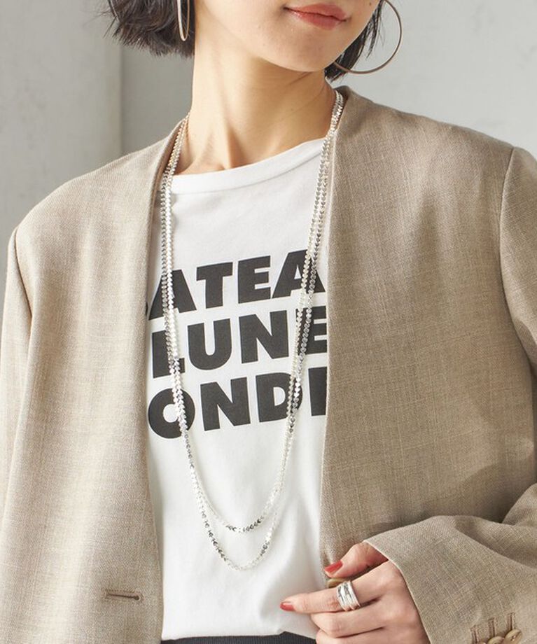 SHIPS for women「in mood:ミニ ハート ロング ネックレス」|ネックレス|