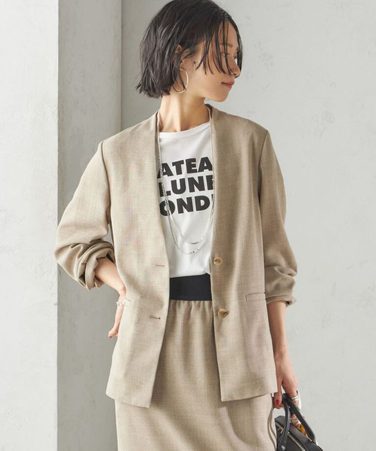 SHIPS for women「in mood:ミニ ハート ロング ネックレス」|ネックレス|