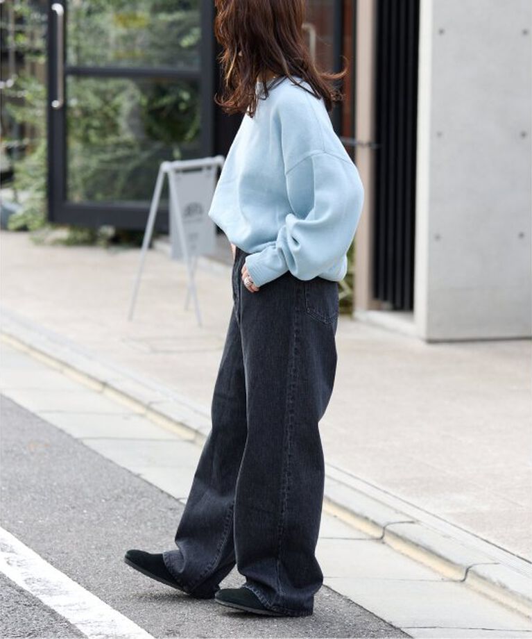OUTDOOR PRODUCTS Usual Things「追加 ULTデニムハイライズルーズ5PKT」|デニム|