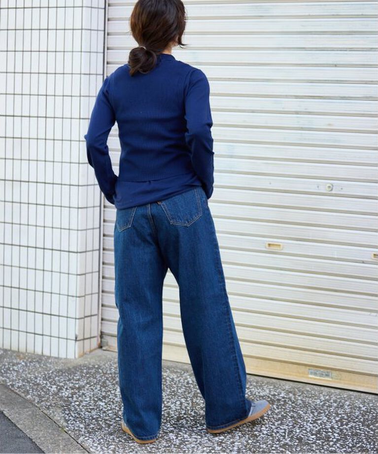 OUTDOOR PRODUCTS Usual Things「追加 ULTデニムハイライズルーズ5PKT」|デニム|