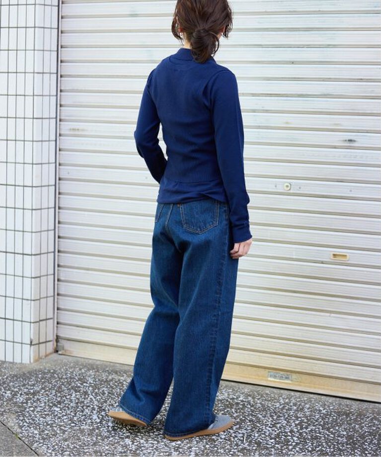 OUTDOOR PRODUCTS Usual Things「追加 ULTデニムハイライズルーズ5PKT」|デニム|