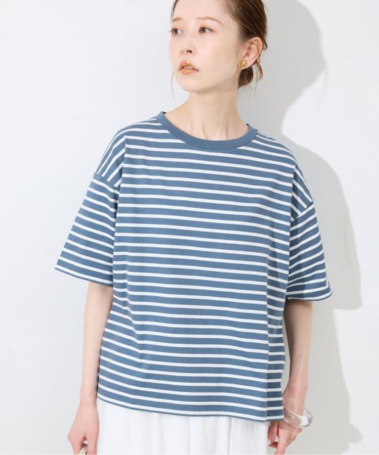 SLOBE IENA「《追加》BASIC BIG TEE-汗ジミ防止-」|Tシャツ・カットソー|サックスブルー