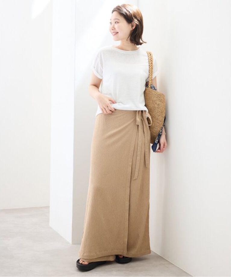 SLOBE IENA「《追加》スラブ5分袖TEE」|Tシャツ・カットソー|