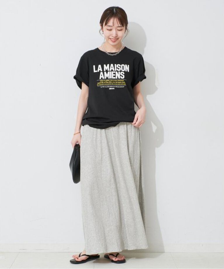SLOBE IENA「LA HUTTE/ラ ユット SLOBE別注 ロゴTEE」|Tシャツ・カットソー|