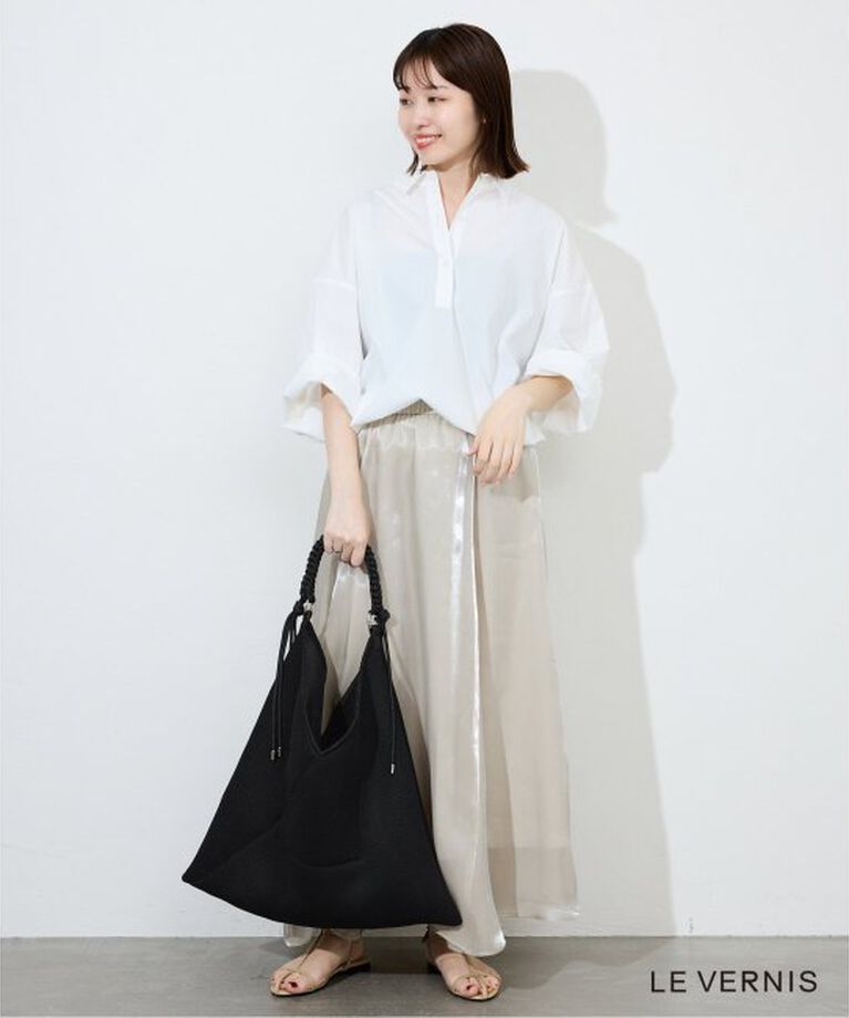 SLOBE IENA「《予約》LE VERNIS/ル ベルニ パラコードハンドルメッシュバック 235-211505」|ショルダー・メッセンジャー|