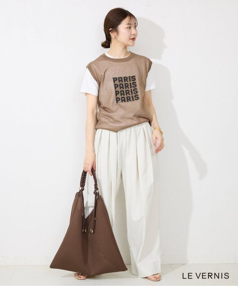 SLOBE IENA「《予約》LE VERNIS/ル ベルニ パラコードハンドルメッシュバック 235-211505」|ショルダー・メッセンジャー|
