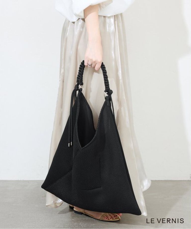 SLOBE IENA「《予約》LE VERNIS/ル ベルニ パラコードハンドルメッシュバック 235-211505」|ショルダー・メッセンジャー|