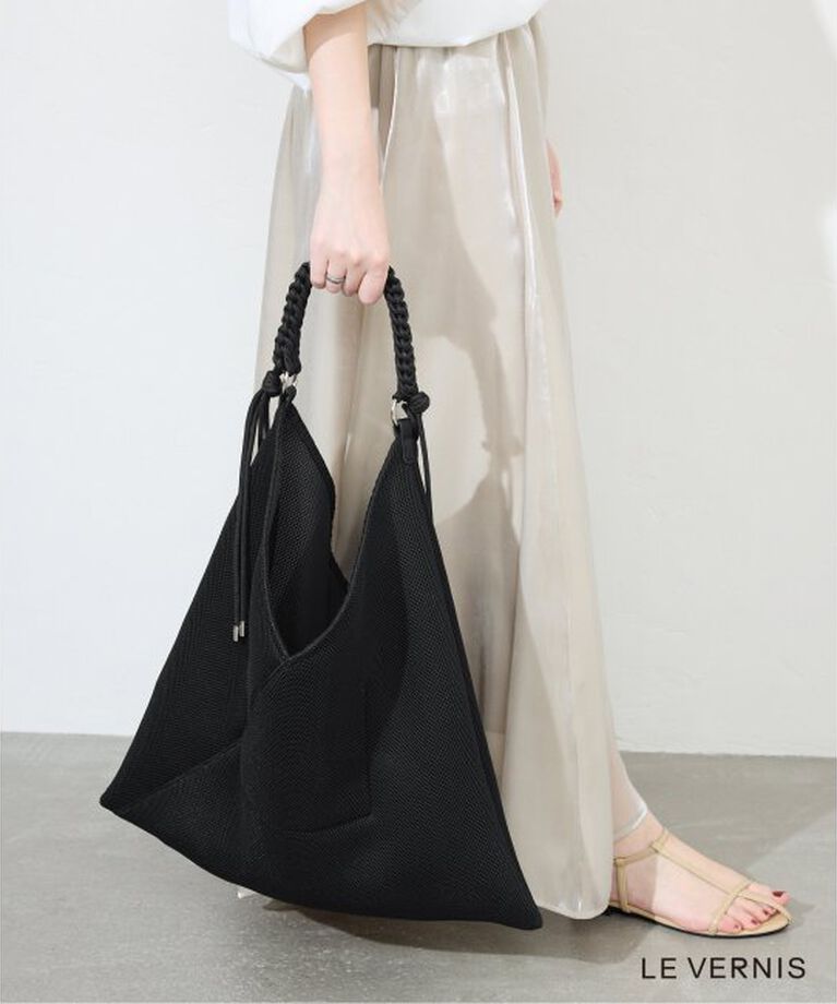 SLOBE IENA「《予約》LE VERNIS/ル ベルニ パラコードハンドルメッシュバック 235-211505」|ショルダー・メッセンジャー|