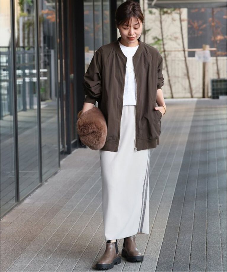 JOURNAL STANDARD relume「《追加2》ウォッシャブルナイロンタッサーMA-1」|ブルゾン・スタジャン|