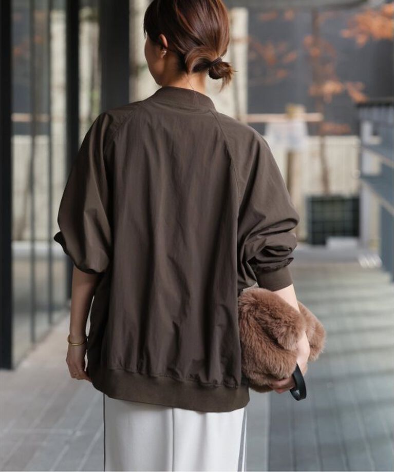 JOURNAL STANDARD relume「《追加2》ウォッシャブルナイロンタッサーMA-1」|ブルゾン・スタジャン|