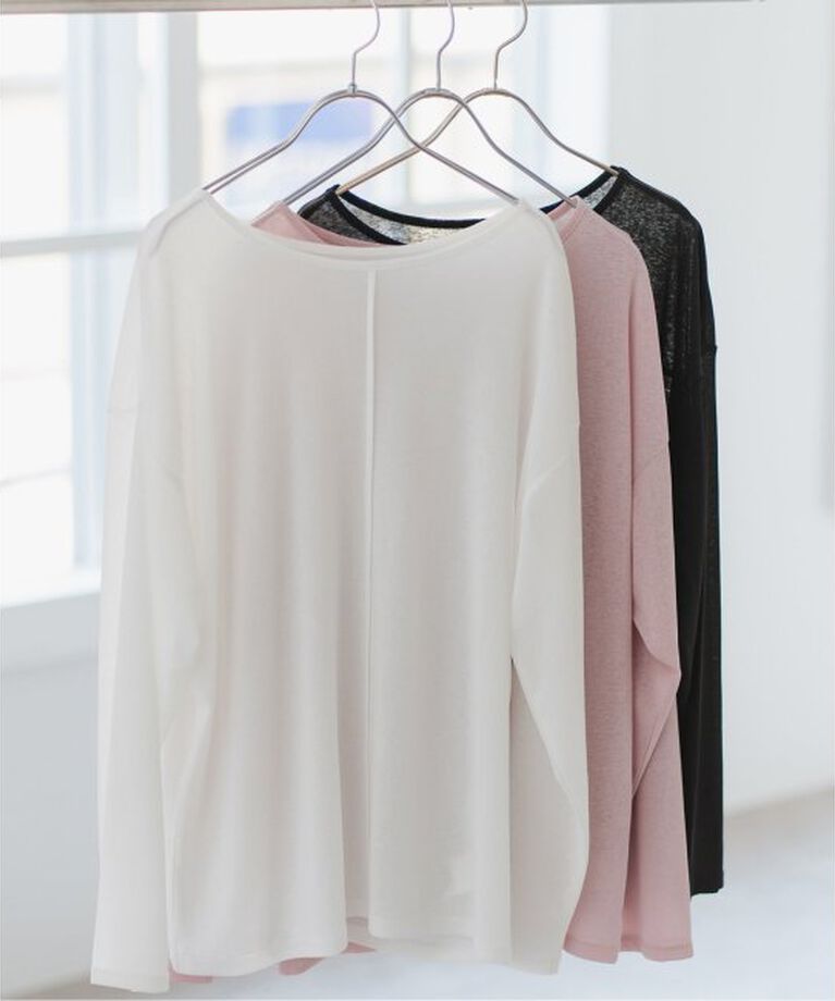 Spick and Span「《一部店舗+WEB限定》シアーBIGロンT」|Tシャツ・カットソー|
