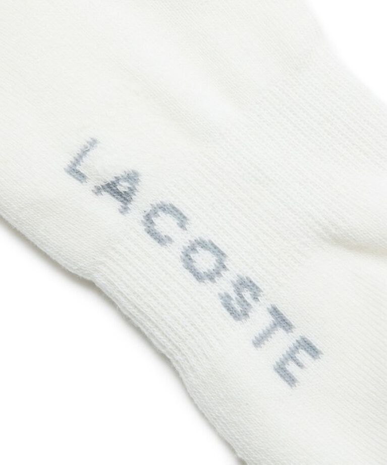 LACOSTE「足底パイル ロゴ スニーカー丈ソックス」|ソックス|