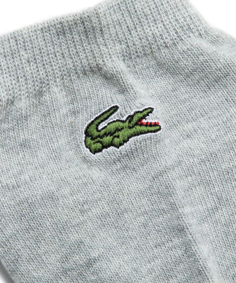 LACOSTE「足底パイル ロゴ スニーカー丈ソックス」|ソックス|