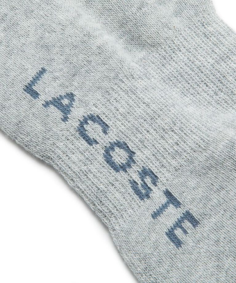 LACOSTE「足底パイル ロゴ スニーカー丈ソックス」|ソックス|