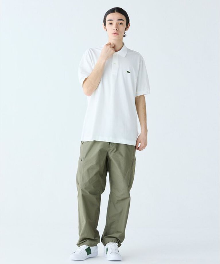 LACOSTE「通気性 イージーケア 軽量鹿の子ピケ L.12.12ライトウェイト半袖ポロシャツ」|ポロシャツ|