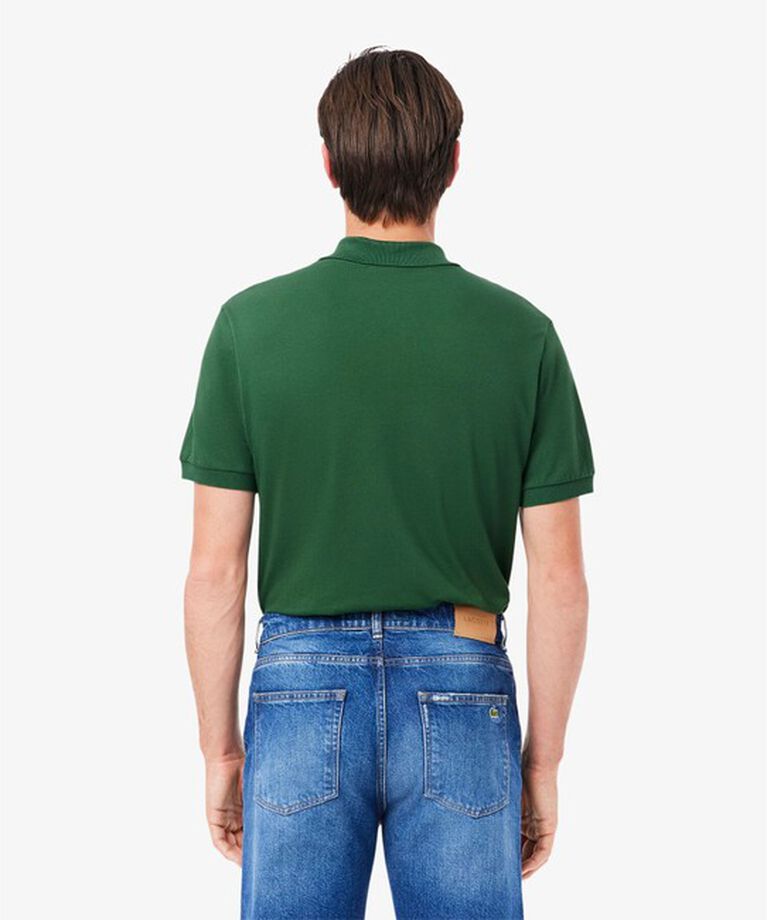 LACOSTE「通気性 イージーケア 軽量鹿の子ピケ L.12.12ライトウェイト半袖ポロシャツ」|ポロシャツ|