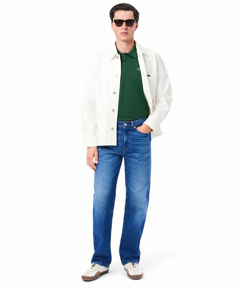 LACOSTE「通気性 イージーケア 軽量鹿の子ピケ L.12.12ライトウェイト半袖ポロシャツ」|ポロシャツ|