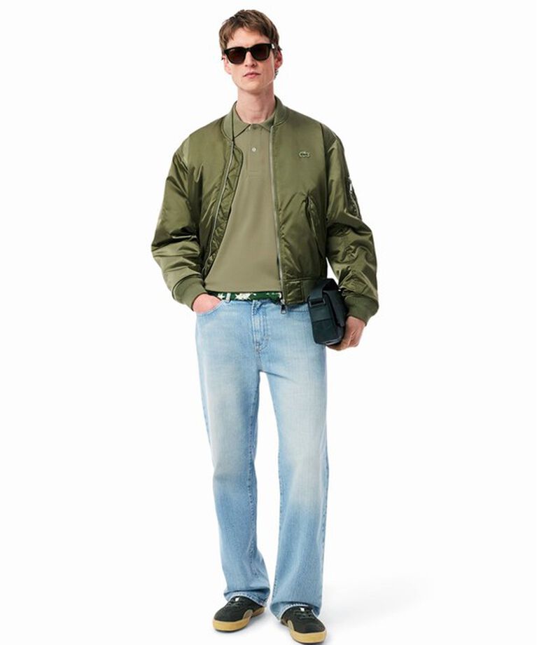 LACOSTE「通気性 イージーケア 軽量鹿の子ピケ L.12.12ライトウェイト半袖ポロシャツ」|ポロシャツ|