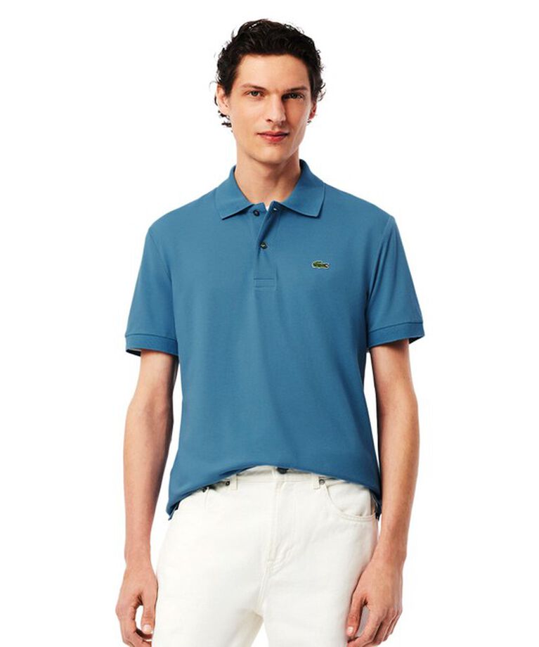 LACOSTE「通気性 イージーケア 軽量鹿の子ピケ L.12.12ライトウェイト半袖ポロシャツ」|ポロシャツ|