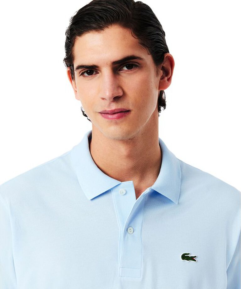 LACOSTE「通気性 イージーケア 軽量鹿の子ピケ L.12.12ライトウェイト半袖ポロシャツ」|ポロシャツ|